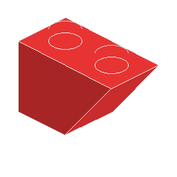 1x2 Inverted Slope 3665